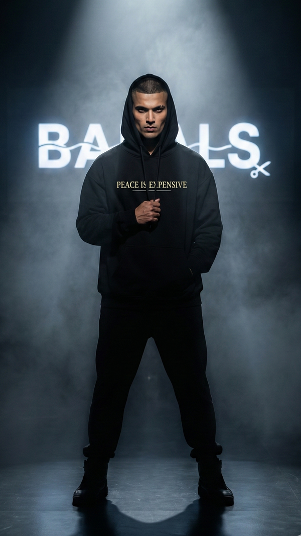 "Born Overthinker" Oversized Hoodie