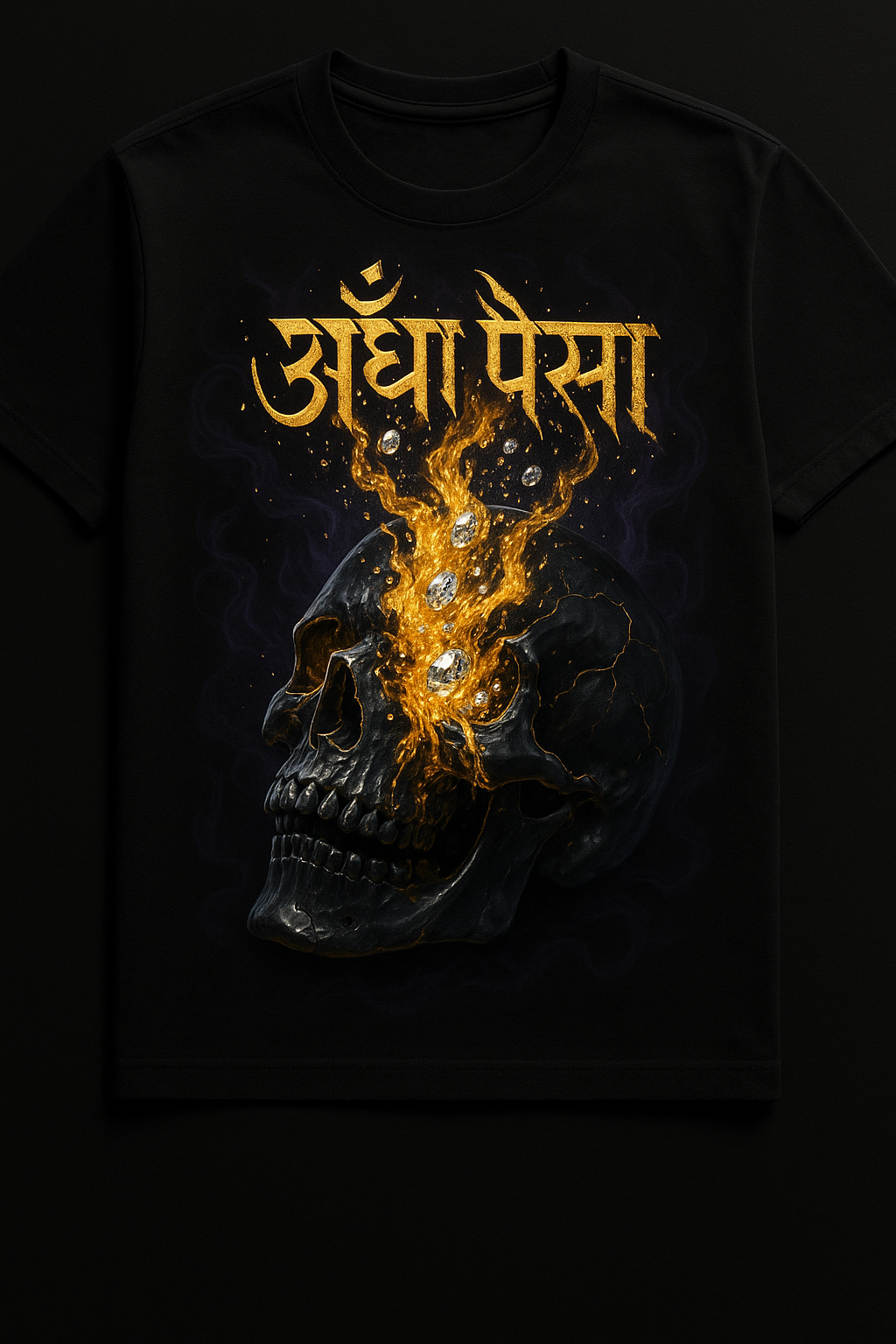 'Andha Paisa' Printed Oversized T-Shirt