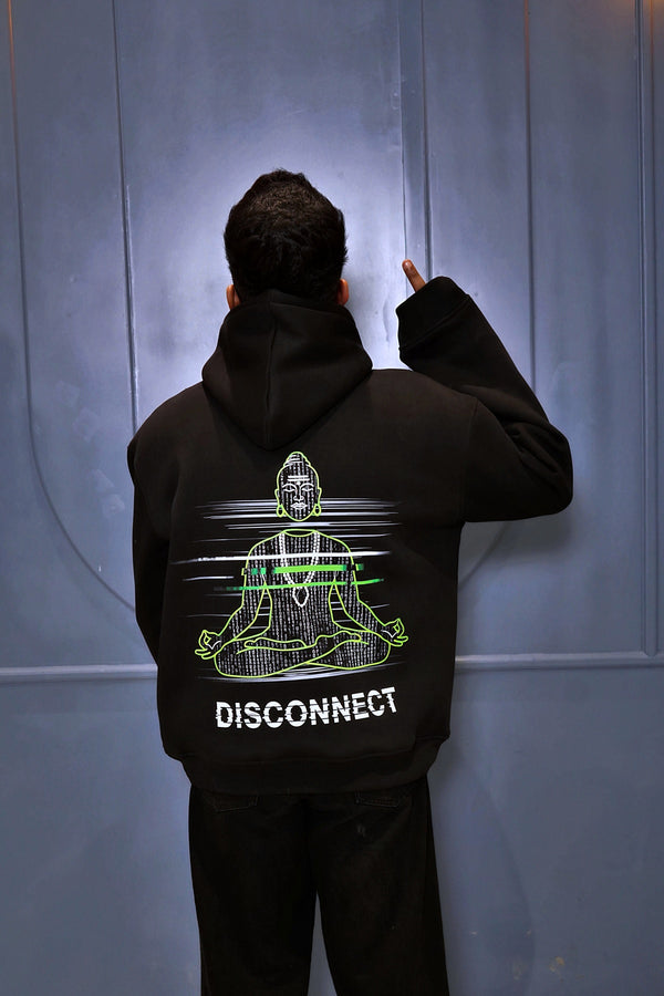 "DISCONNECT" Oversized Hoodie