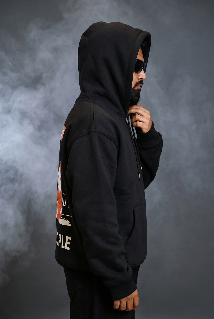 "DOG > PEOPLE" Oversized Hoodie