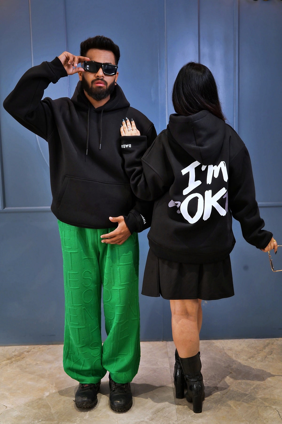 "I'M BROKEN" Oversized Hoodie