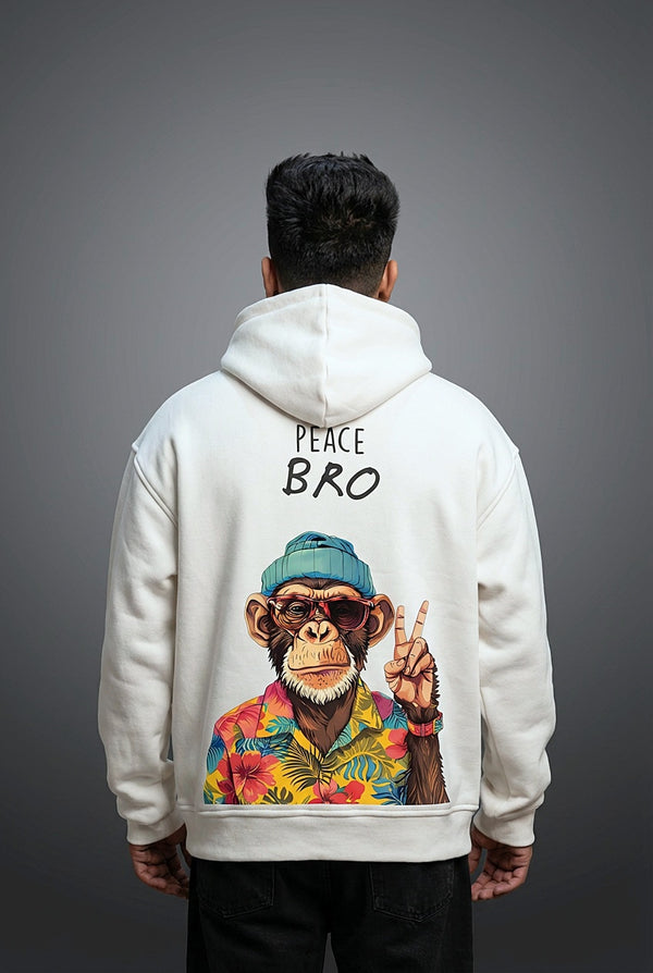 "PEACE BRO" Oversized Hoodie