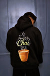 "POWERED BY CHAI" Oversized Hoodie
