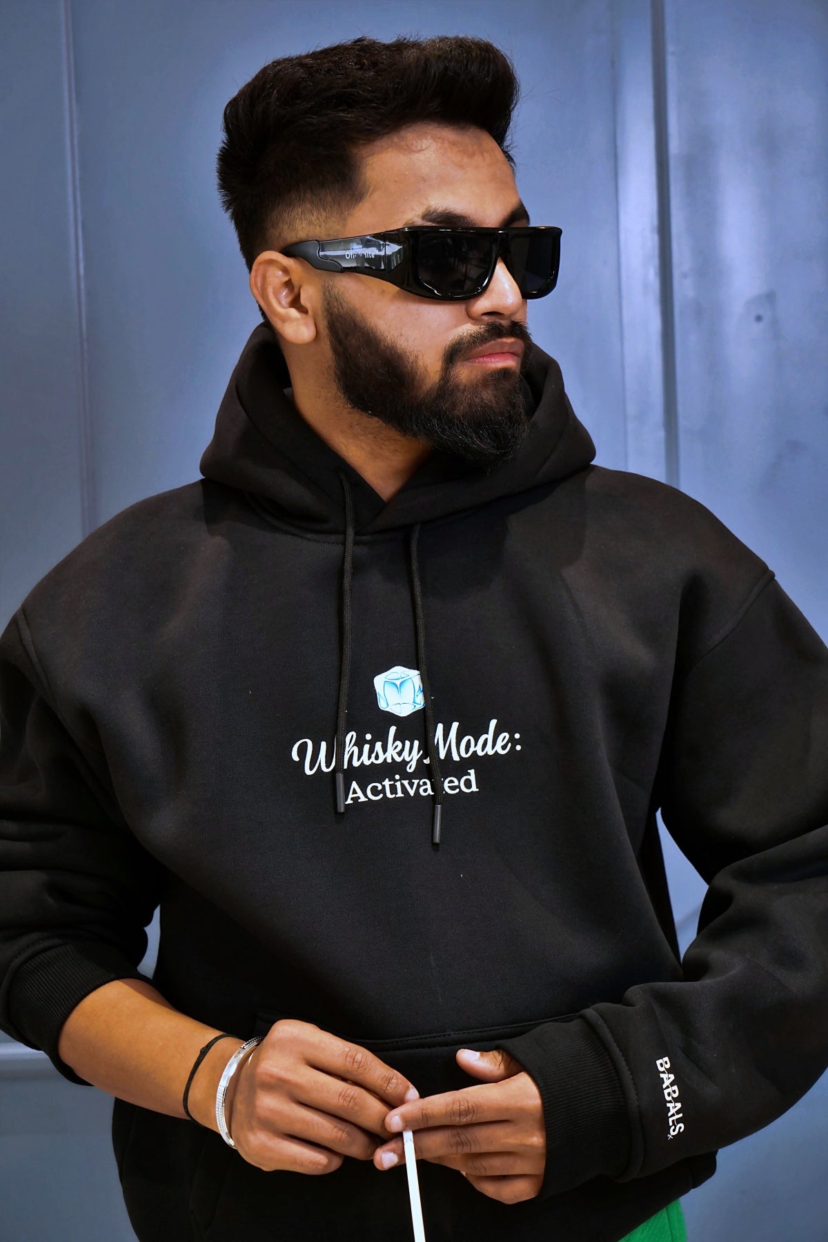 "WHISKY & ICE" Oversized Hoodie